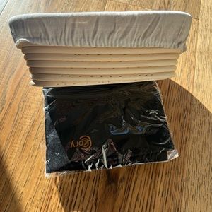 10”Oval bread proofing basket/banneton with apron